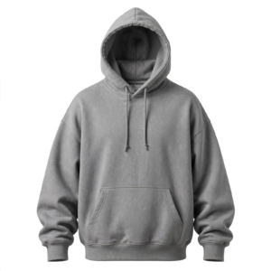 Men's Grey Oversized Hoodie