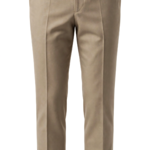 Men's Beige Formal Trousers