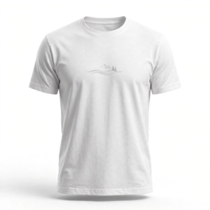 Men's White Graphic T-Shirt